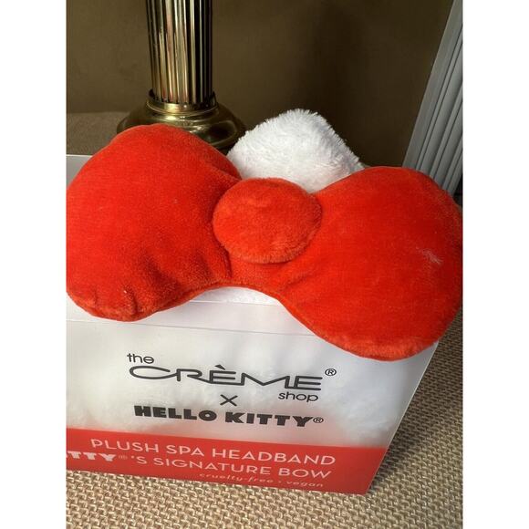 HELLO KITTY White Kitty Ears with RED BOW Headband-NWT - Picture 2 of 6